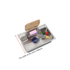 7246Stainless steel integral stretchable sink