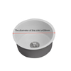 4242-Stainless Steel Integral Stretched Circular Sink