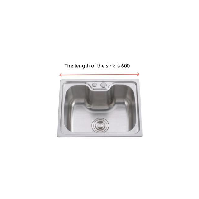 Stainless steel integral stretchable sink