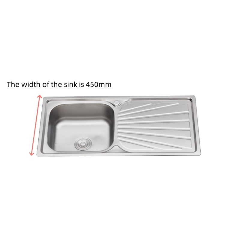 9045-Stainless Steel Integral Stretchable Sink