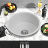 4242-Stainless Steel Integral Stretched Circular Sink