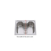 Stainless steel integral stretchable sink