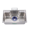 7246Stainless steel integral stretchable sink