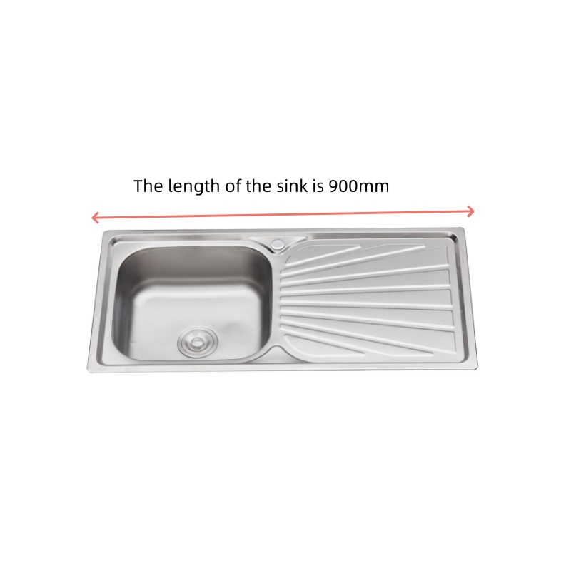 9045-Stainless Steel Integral Stretchable Sink